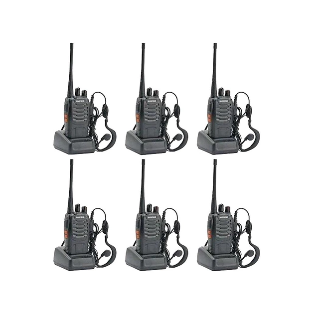 Портативна рація Baofeng BF-888S Six Pack комплект 6 шт (BF-888S Six Pack) - изображение 1