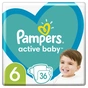 Підгузки Pampers Active Baby Giant Розмір 6 (13-18 кг) 36 шт (8001090950338) - зменшене зображення 1