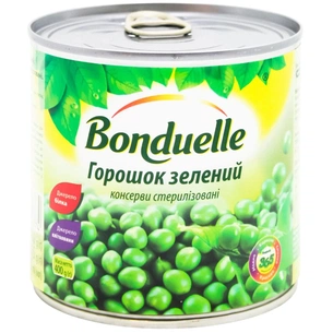 Овочева консервація Bonduelle Горошок зелений консервований 400 г (3083680048774) picture 1