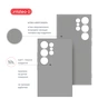 Чохол до мобільного телефона Intaleo Silicone Samsung Galaxy S24 Ultra Grey (1283126600401) - зменшене зображення 5