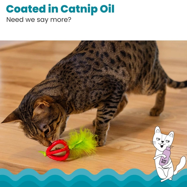 Іграшка для котів Catstages Полуничка для жування з ароматом полуниці (0700603720953) - picture 3