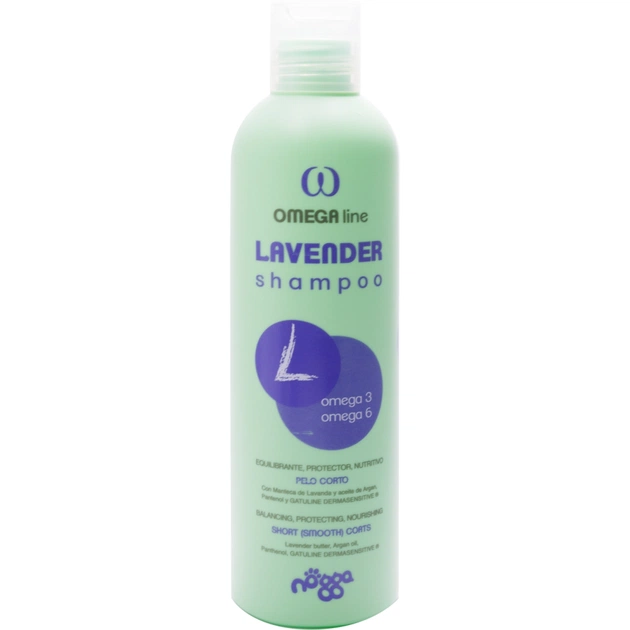 Шампунь для тварин Nogga Omega Lavender для гладкошерстних і голих порід 250 мл (41052) - изображение 1