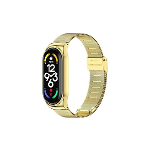 Ремінець до фітнес браслета BeCover Metal для Xiaomi Mi Smart Band 7 Gold (707495) зображення 1