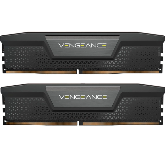 Модуль пам'яті для комп'ютера DDR5 48GB (2x24GB) 6400 MHz Vengeance Black Corsair (CMK48GX5M2B6400C36) - изображение 1
