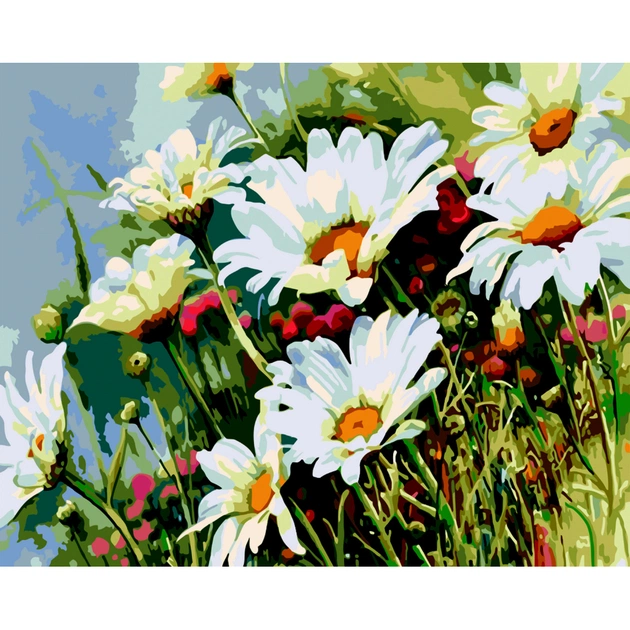 Картина по номерам ZiBi Польові ромашки 40*50 см ART Line (ZB.64151) - зображення 1