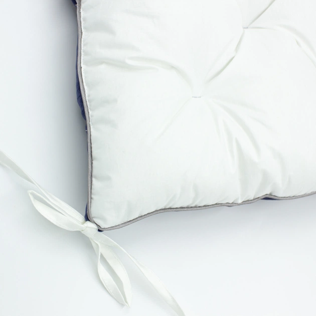 Подушка на стілець MirSon 28-0006 Navy blue Velvet 50х50 см (2200006275794) - picture 4