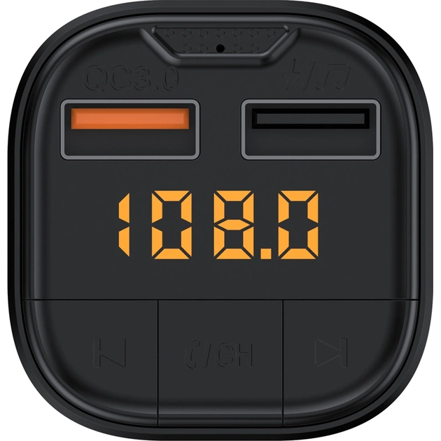 FM модулятор Armorstandart ASF1 18W QC3.0 2xUSB black (ARM82826) - зображення 3