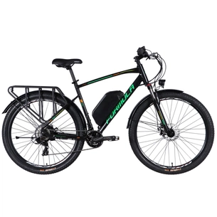Електровелосипед Formula eCURSOR MAN AM DD 29" 21" 48B 17.5А*г 500Вт 2026 чорно-зелений (ELB-FR-29-248) зображення 1