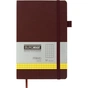 Книга записная Buromax Primo 125x195 мм 96 листов в клетку обложка из искусственной кожи Коричневая (BM.291161-25) - уменьшенное изображение 1