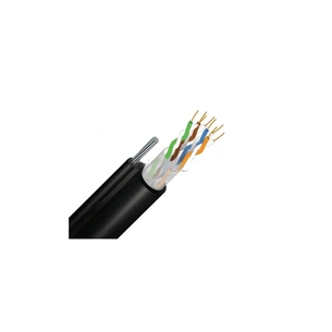 Кабель сетевой FinMark UTP CAT5e 4P 24AWG PE-M B 305m Drum, внешний, трос 7*0,5мм (279728) изображение 1