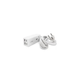 Мережевий фільтр живлення LDNIO SС1418, 1 роз, 2 USB, 2 Type-C, 2м, White (SС1418) зображення 1