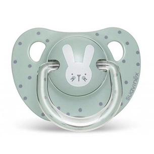 Пустушка Suavinex Hygge анатоміч. Затишні історії 18+ міс. бірюзовий зайчик (306580) зображення 1