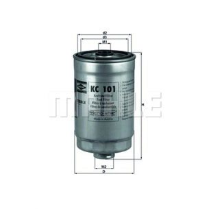 Фільтр паливний Mahle KC101 зображення 1