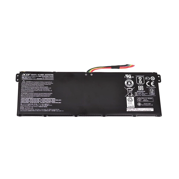 Акумулятор до ноутбука AlSoft Acer AC14B8K, 2600mAh (40Wh), 4cell, 15.2V, Li-ion (A47783) - зображення 1
