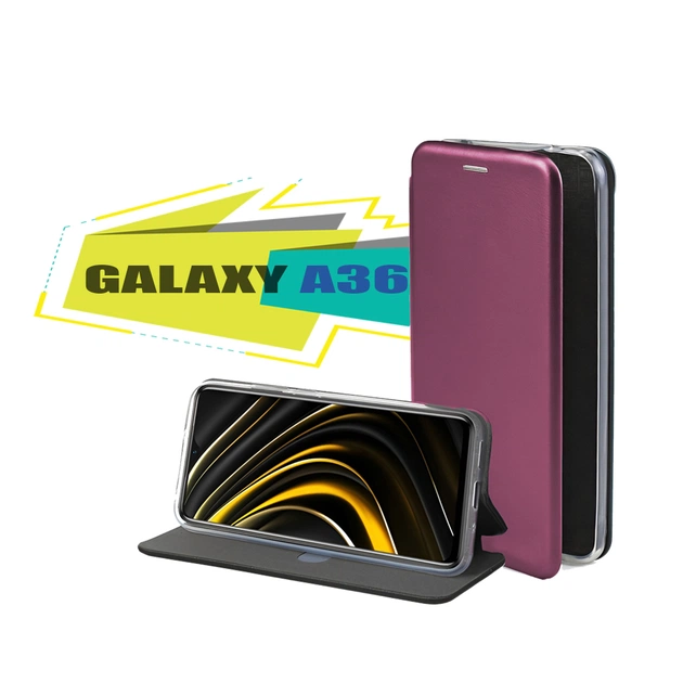 Чохол до мобільного телефона BeCover Exclusive Samsung Galaxy A36 SM-A366 Red Wine (713029) - зображення 1