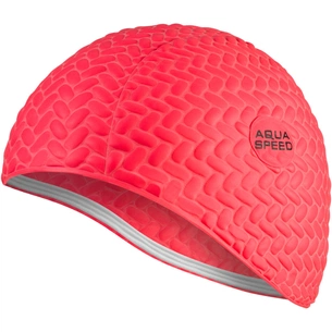 Шапка для плавання Aqua Speed Bombastic Tic-Tac 5723 117-31 червоний Жін OSFM (5908217657237) зображення 1