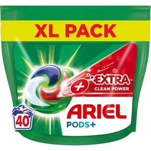 Капсули для прання Ariel Pods All-in-1 + Сила екстраочищення 40 шт. (8001090805591) зображення 1