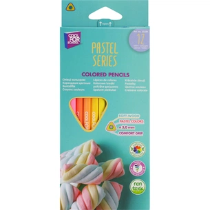 Олівці кольорові Cool For School Pastel Преміум 12 кольорів (CF15184) зображення 1