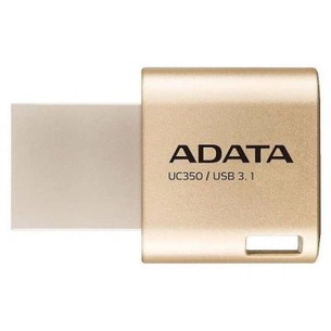 USB флеш накопичувач ADATA 16GB UC350 Gold USB 3.1/Type-C (AUC350-16G-CGD) зображення 1