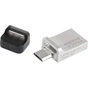 USB флеш накопичувач Transcend 16GB JetFlash OTG 880 Metal Silver USB 3.0 (TS16GJF880S) - зменшене зображення 2