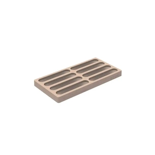 Форма для шоколаду Silikomart Kit Bar Vulcano 120x25 h10 мм. 116,5x23 h15, 29 мл x 8 (CH028 - KIT BAR VULCANO) зображення 1