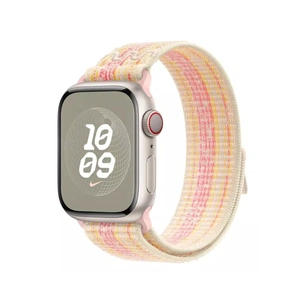 Ремінець до смарт-годинника Apple 45mm Starlight/Pink Nike Sport Loop (MUJY3ZM/A) зображення 1