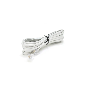 Патч-корд телефонний 10м RJ11 (6P4C) Voltronic (PC-10,0W) зображення 1
