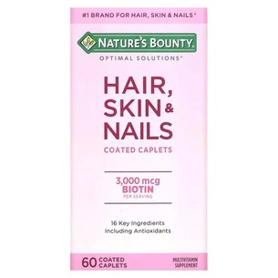 Вітамінно-мінеральний комплекс Nature's Bounty Вітаміни для Волосся, Шкіри та Нігтів, Hair, Skin & Nails, 60 таблеток (NRT-07580) зображення 1