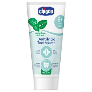 Дитяча зубна паста Chicco Солодка м'ята з фтором, від 6 років., 50 мл (12102.00) зображення 1