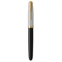 Ручка пір'яна Parker PARKER 51 Premium Black GT  FP F (56 111) - зменшене зображення 2