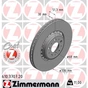 Гальмівний диск ZIMMERMANN 610.3707.20 - зменшене зображення 1