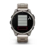 Смарт-годинник Garmin fenix 8 47mm, AMOLED, Saph, Ti/Bare/Graphite w/TiBand,Excl, GPS (010-02904-40) - зменшене зображення 7