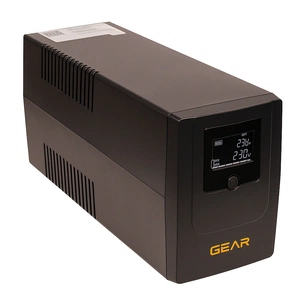 Пристрій безперебійного живлення GEAR GU-1500PLCD зображення 1