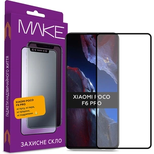 Скло захисне MAKE Xiaomi Poco F6 Pro (MGF-XPF6P) зображення 1