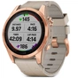 Смарт-годинник Garmin fenix 7S, Sapph Sol, Rose Gold Ti w/ Limestone Leather (010-02539-35) - зменшене зображення 1