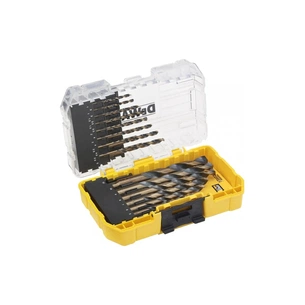 Набір свердл DeWALT по металу Black&Gold HSS-G, 23 шт, кейс Tough Case (DT70729) зображення 1