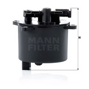 Фільтр паливний Mann WK12001 зображення 1