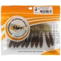 Силікон рибальський FishUP Fancy Grub 2.5" 019 - Motor Oil/Red (10шт/уп) (1864.13.86) - уменьшенное изображение 2