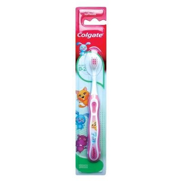 Дитяча зубна щітка Colgate Smiles 0-2 роки м'яка (6281001510390) - изображение 1