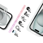 Плівка захисна Armorstandart Kit Clear + Anti-Blue Apple iPhone 15 (ARM80677) - зменшене зображення 3