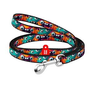 Повідець для котів WAUDOG Nylon "Зубасті монстри" Ш 10 мм Д 122 см (369-4048) зображення 1