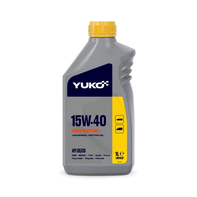 Моторное масло Yuko DYNAMIC 15W-40 1л (4823110401590) - изображение 1