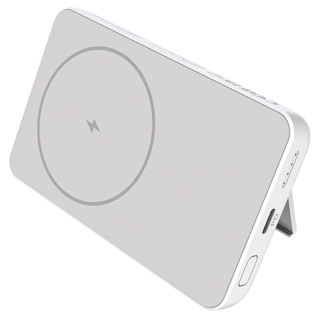 Бездротовий магнітний зовнішній акумулятор Choetech B651 10000mAh White - изображение 1