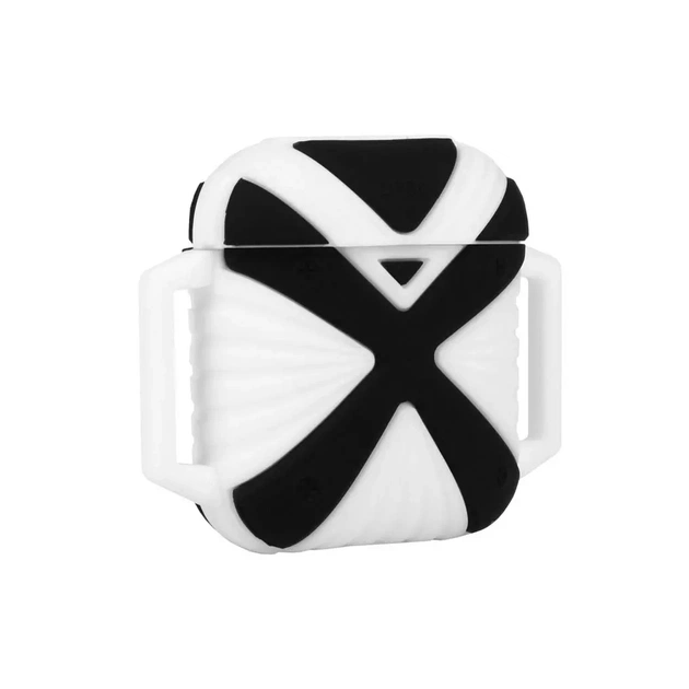Чохол для навушників X-HuWei i-Smile для Apple AirPods IPH1443 Black+White (702333) - picture 1