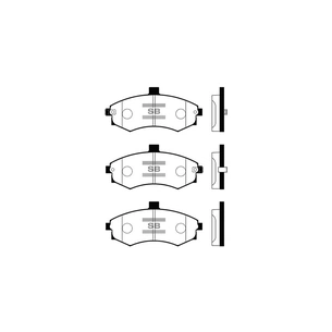 Гальмівні колодки HI-Q SP1152 зображення 1