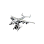 Конструктор Metal Time Коллекционная модель АН-225 "Мрия" CRYSTAL EDITION с кристаллами SWAROVSKI (Собрана) (MT001SWRSK/READY) - уменьшенное изображение 2