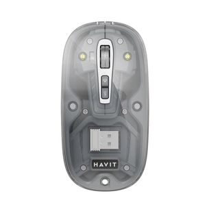 Мишка Havit MS62WB Pro Wireless Transparent Gray (6939119045128) зображення 1