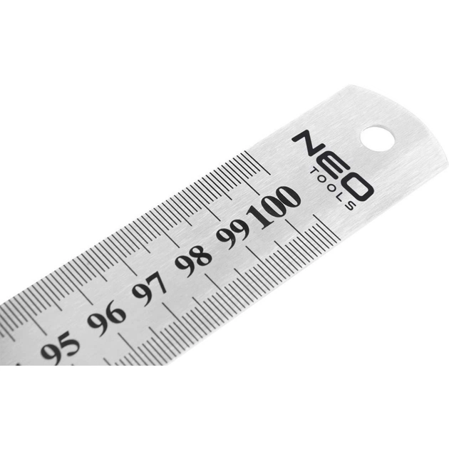 Лінійка будівельна Neo Tools нержавіюча сталь, 1м (72-210) - picture 4