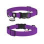 Нашийник для тварин WAUDOG Magnet c QR паспортом, магнітна пряжка-фастекс M фіолетовий (27959) - зменшене зображення 1
