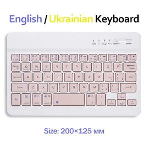 Клавіатура BeCover Bluetooth UA Pink (713411) зображення 1